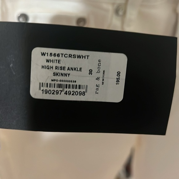 Rag & Bone High Rise Skinny Jean - Picture 7 of 8